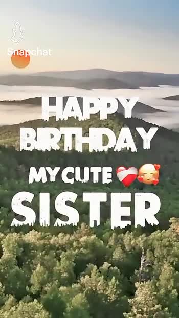 cute happy birthday sister pictures