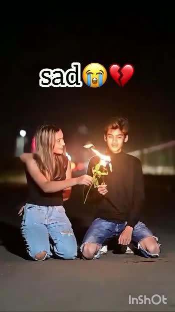 sad boy and girl together