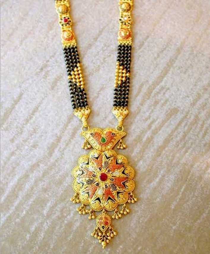 1Gram gold Jewellery  Mangalsutra Images  Aaradhya collection 1gram  Matt geru jewellery karkhe on ShareChat