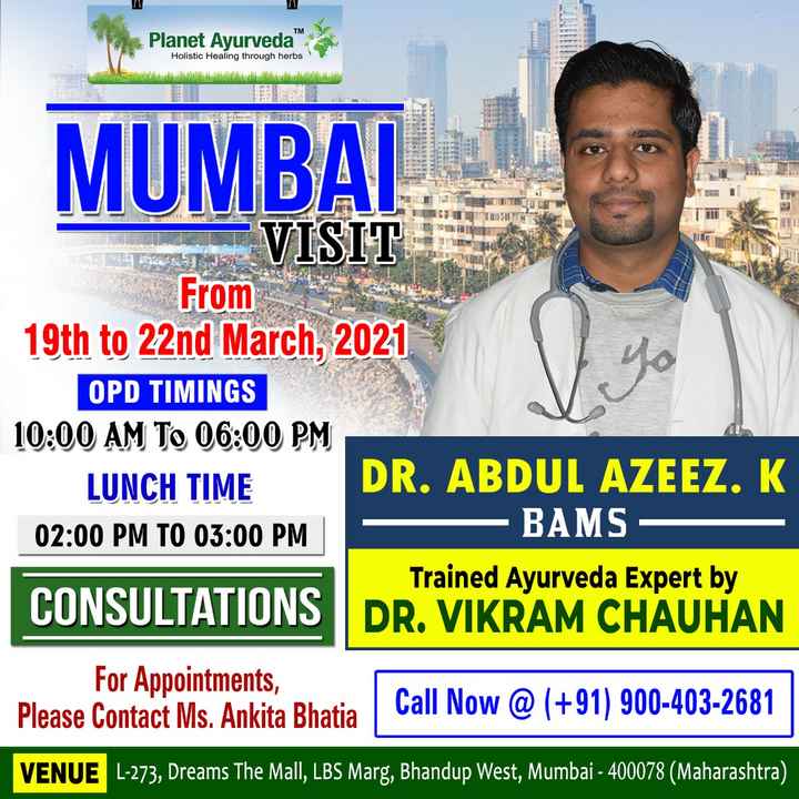 mumbai Images Dr Vikram Chauhan planetayurveda on ShareChat