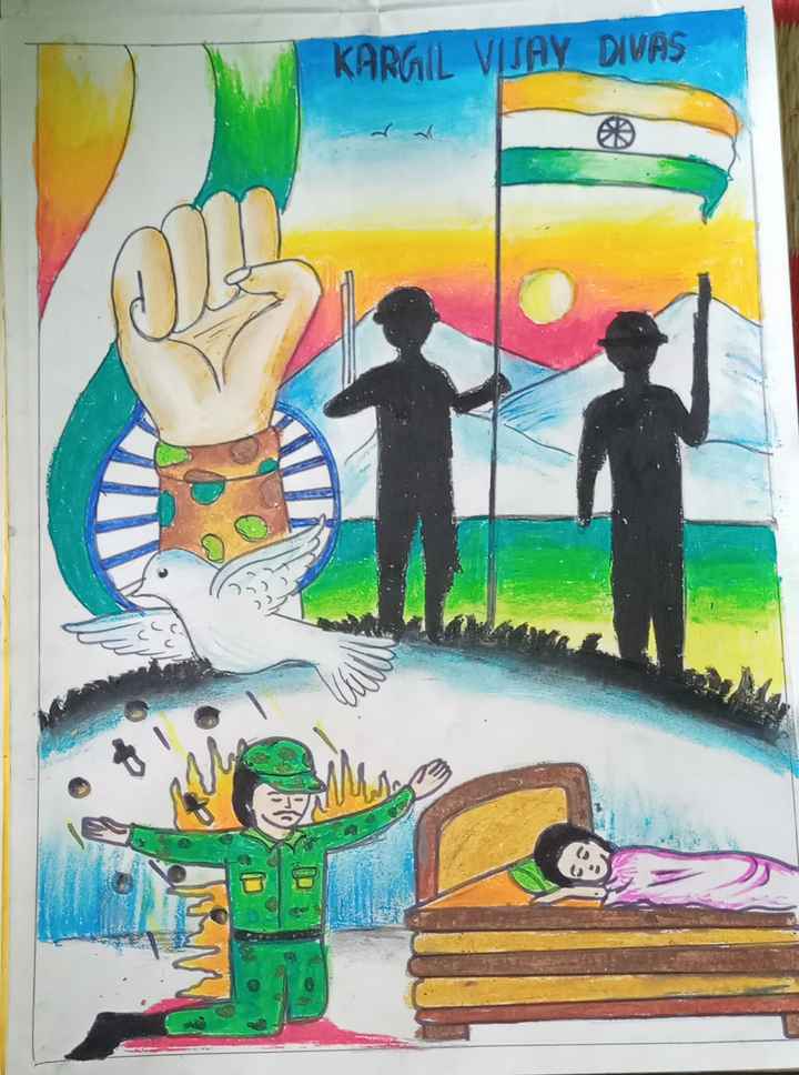 Kargil Vijay Diwas drawing and poster ideas for kids | News9live