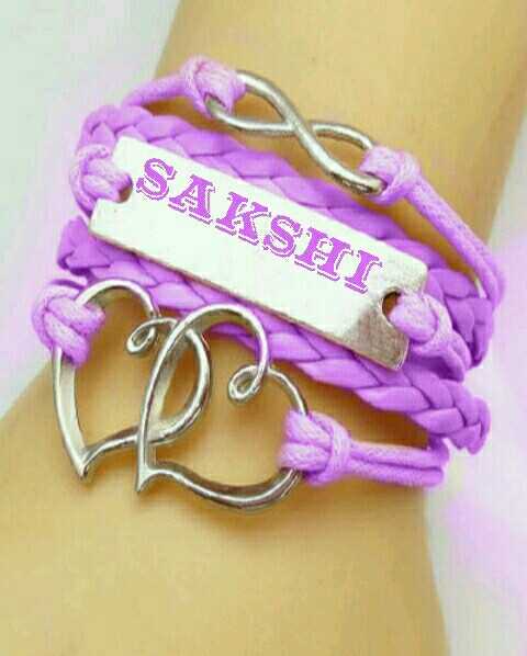 Sakshi deals name bracelet