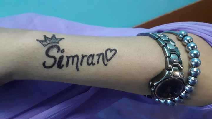simran name tattoo designTikTok Search