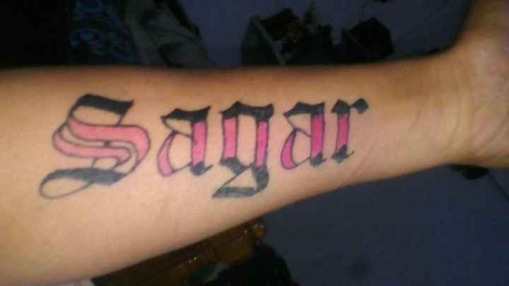 Sagar name tattoo By Devang Padhiyar at Dev tattoo art Surat  YouTube