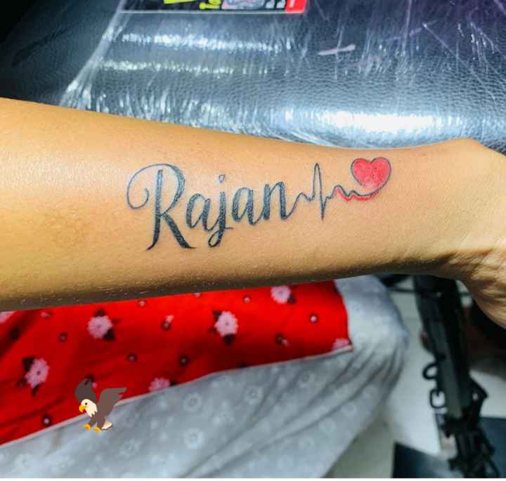 The Tattoo Studio  Name tattoo roshan      Follow  thetattoostudioindia for more amazing tattoo Dm us or call us for book  your appointment 8976848955      