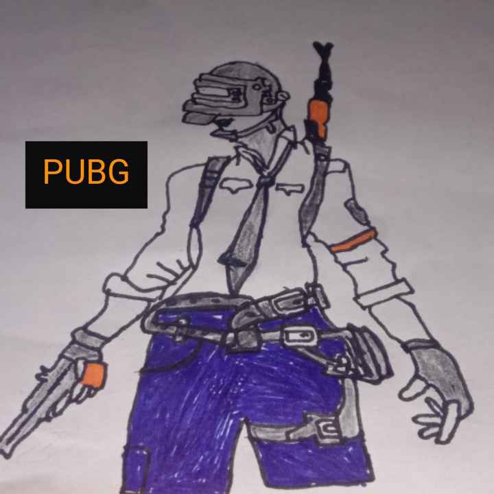 Learn How to Draw PUBG Player (PUBG) Step by Step : Drawing Tutorials
