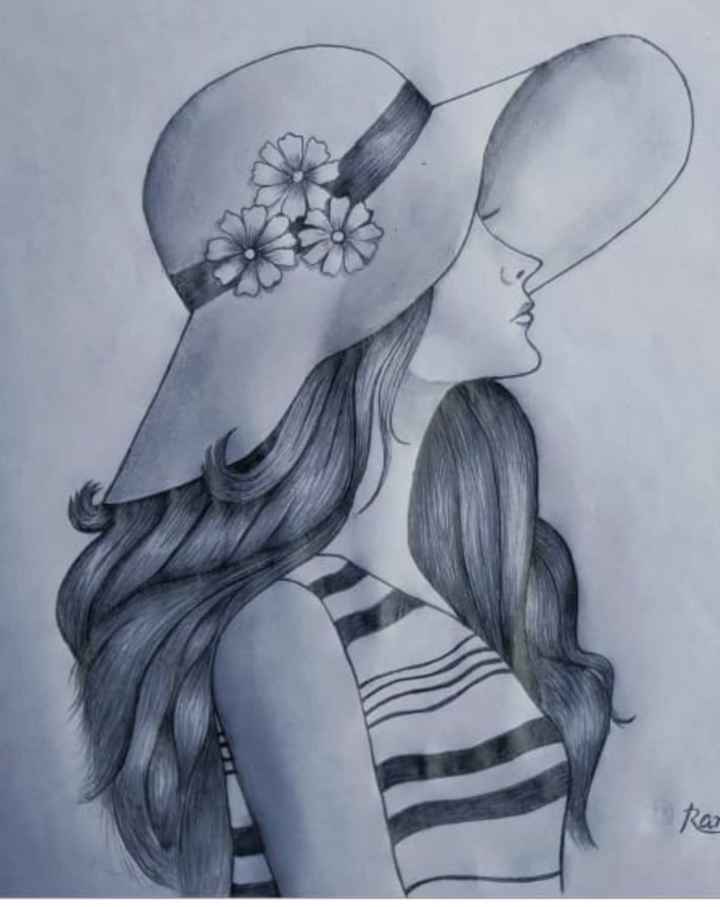 Pencil sketch - #cute#girl#hair#dress#eyes#draw#sketch#drawing#pencilsketch #art#hobby#doll#like#share#comment | Facebook