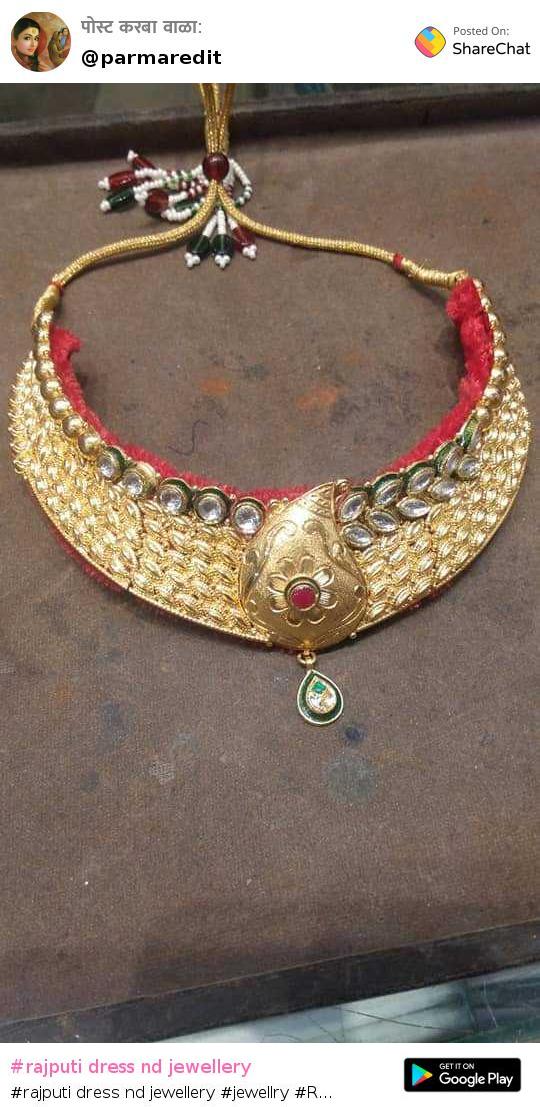 Jewellery for rajputi on sale dress