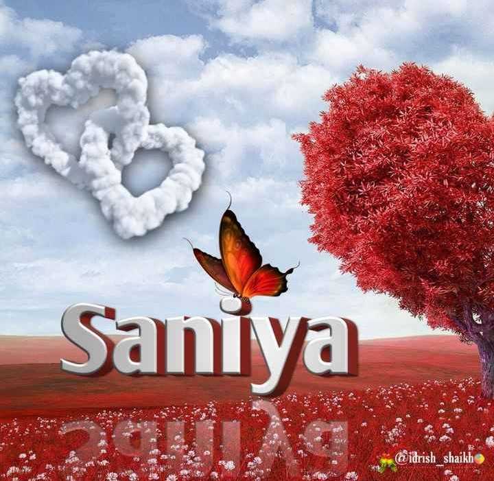 saniya Name Art 😊 • ShareChat Photos and Videos