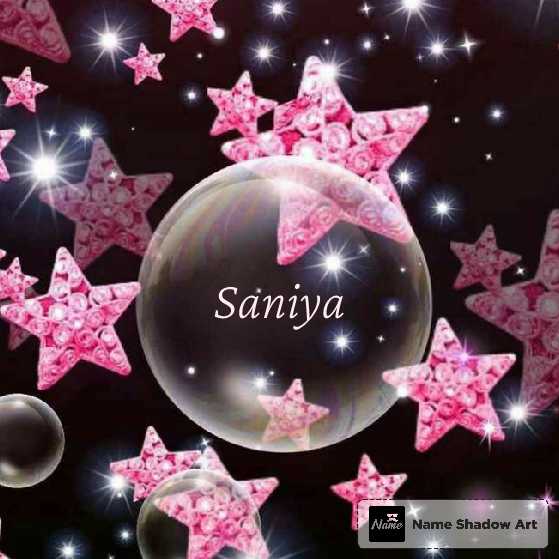 saniya name art • ShareChat Photos and Videos