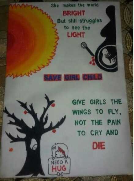 Give girls the wings to fly, not the pain to cry and die. Happy National  Girl Child Day!  Android:…