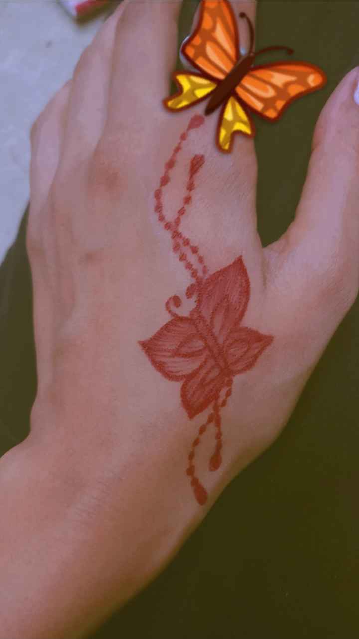 Tattoo uploaded by Kavita Luther  Butterfly mehndi tattoo design mehndi  henna hennatattoo hennaart  Tattoodo