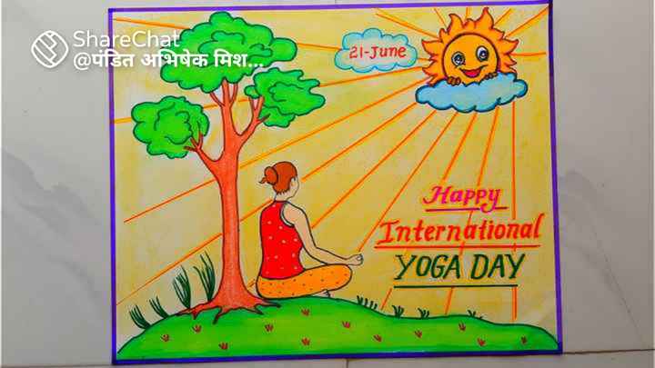 Premium Vector | Yoga guru baba yoga pose, 21st june international yoga day.  hand draw sketch vector illustration.