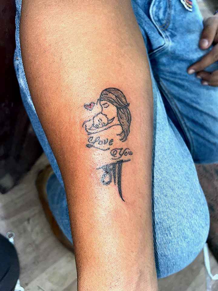 TOUCH OF INK TATTOOZ on Twitter maa tattoo by pawan  httpstcogFfPyGkDAj  X