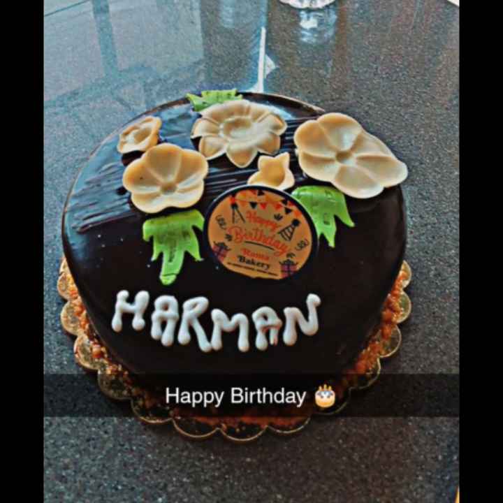 ❤️ Happy Birthday Chocolate Cake For Harman Bro