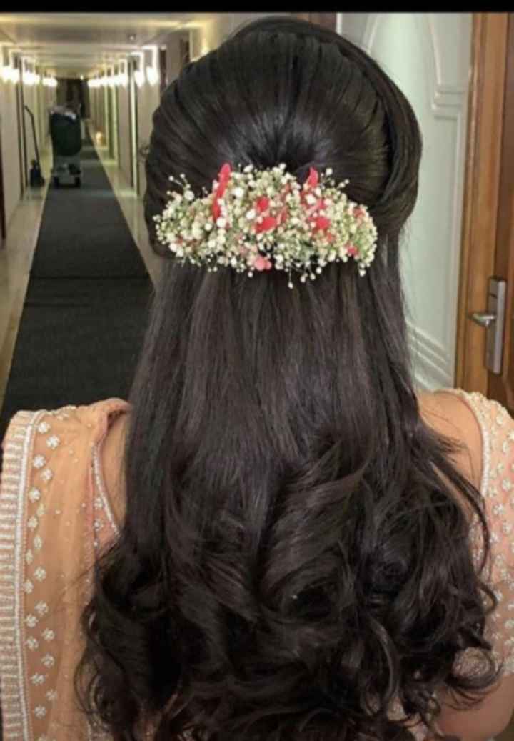 STYLIST SUBHA MUA on Instagram Gypsum Flower arrangement  techniquesBridal flower arrangementSouth Indian Bridal hairstyleMessy  Braid hairstyleMakeup Master