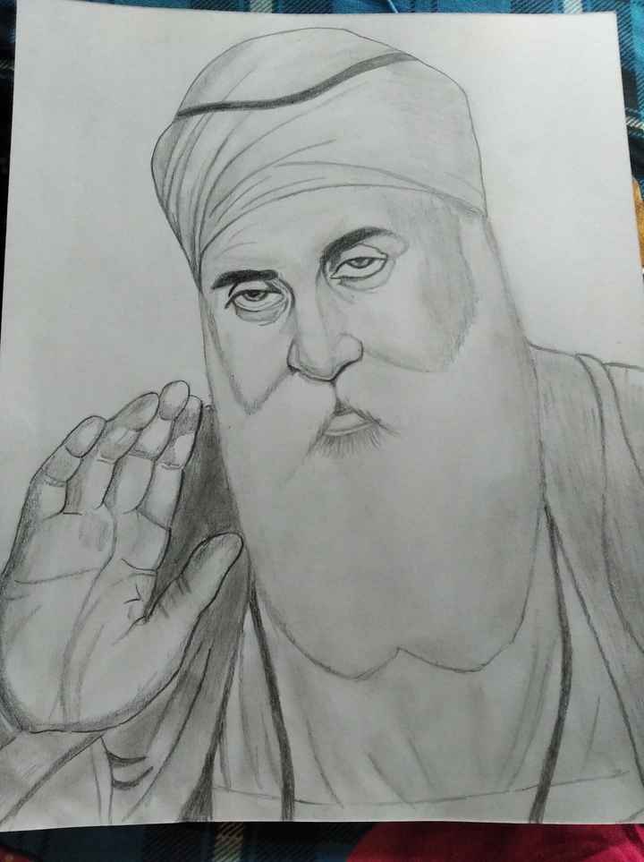 Guru Nanak Portrait Painting