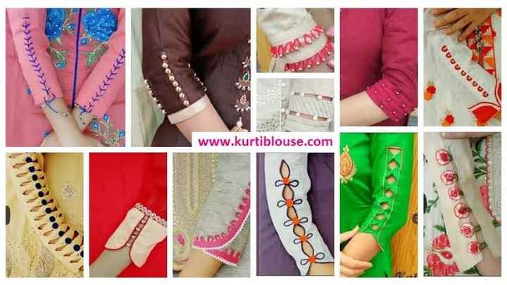 kameez ke aasteen ke design