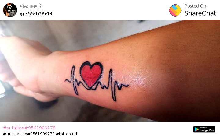 Sai Tattoo  body piercing  SR logo tattoo Done by  Priya Artist   Tattooist Ćhinu  Facebook