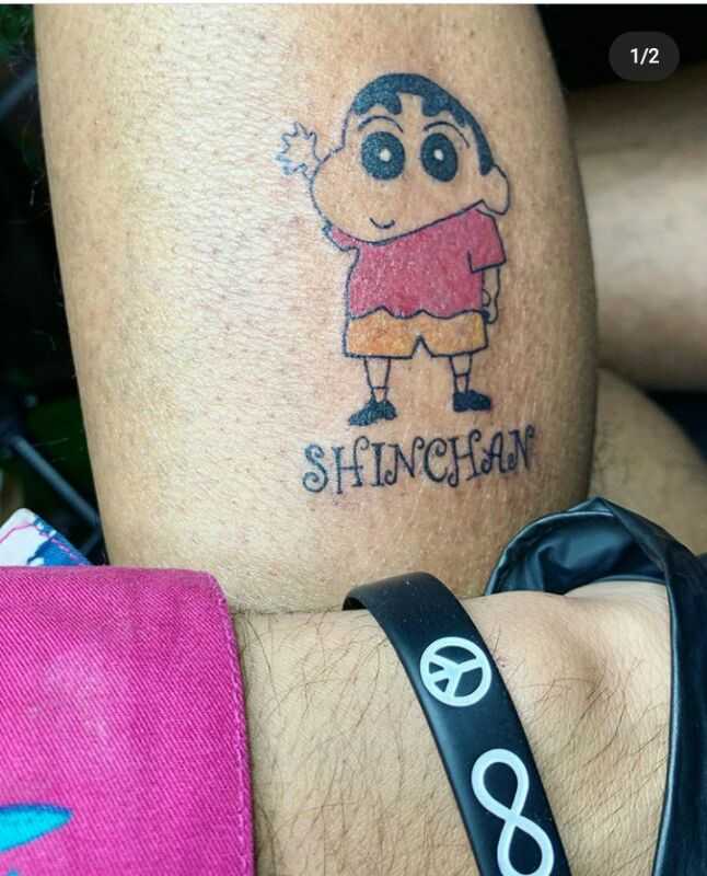 Shin Chan Tattoo  Samurai tattoo Tattoos Gaming tattoo