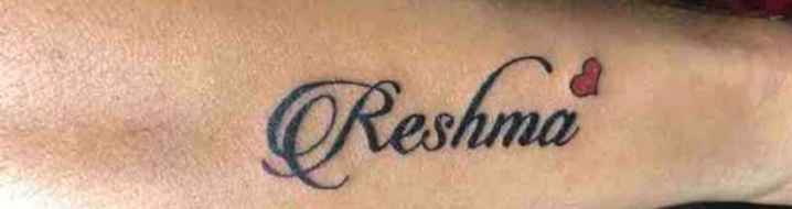 Reshma रशम Name Tattoo Amol Tattoo Studio  YouTube