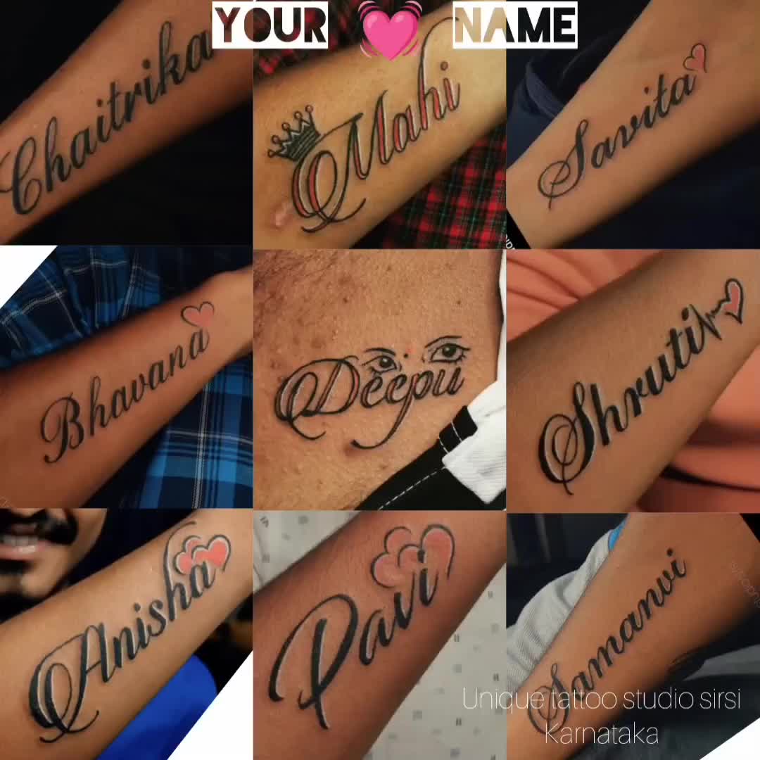 Mahi Name TattooNesh Tattoos Baramati  YouTube