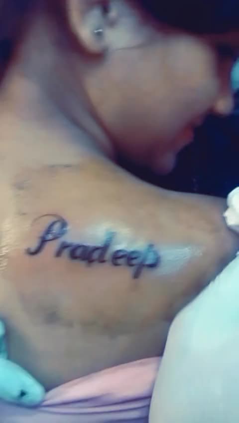 Top more than 62 pradeep tattoo name latest  thtantai2