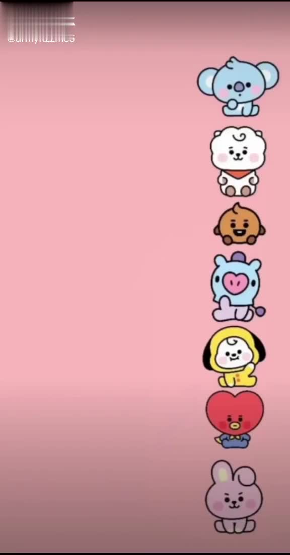 bts cartoon character of bts with their real name ##bts video ~Y/N~ -  ShareChat - Funny, Romantic, Videos, Shayari, Quotes