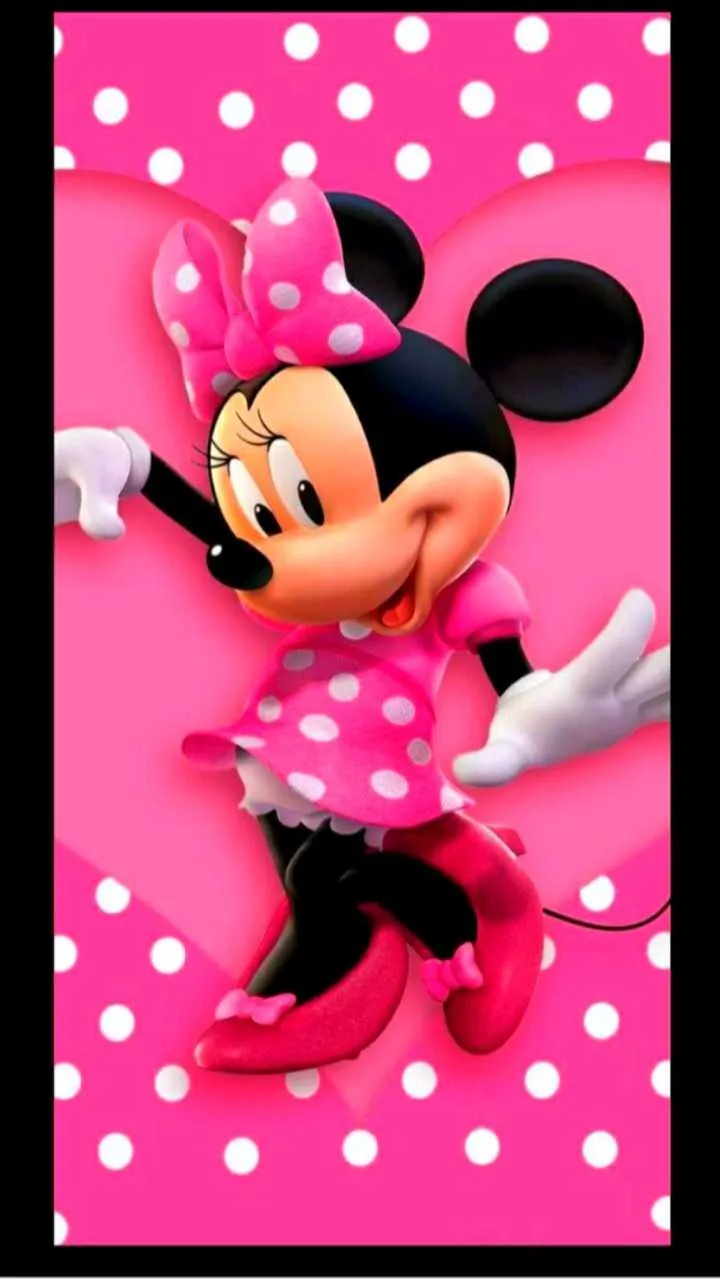 Pink Mickey Mouse Heads Whatsapp Wallpaper  Cartoon Whatsapp Chat