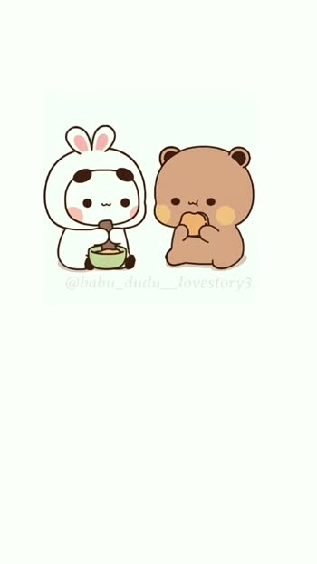 Cute Bear Cartoon, bubu dudu, bear, HD phone wallpaper